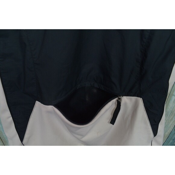 Nike Vintage Black Pink Lined Windbreaker Women's Size M 8-10 Reflective Mesh - Picture 9 of 11